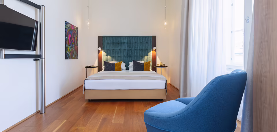 Schlafzimmer der Prestige Suite