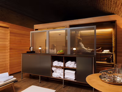 Sauna im HiLight Suites Hotel